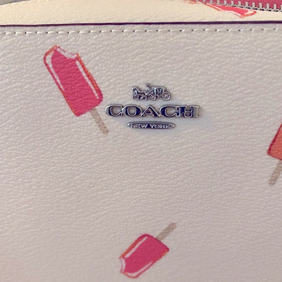 NWT! Coach White Popsicle Leather Mini Camera Bag. - Picture 2 of 10